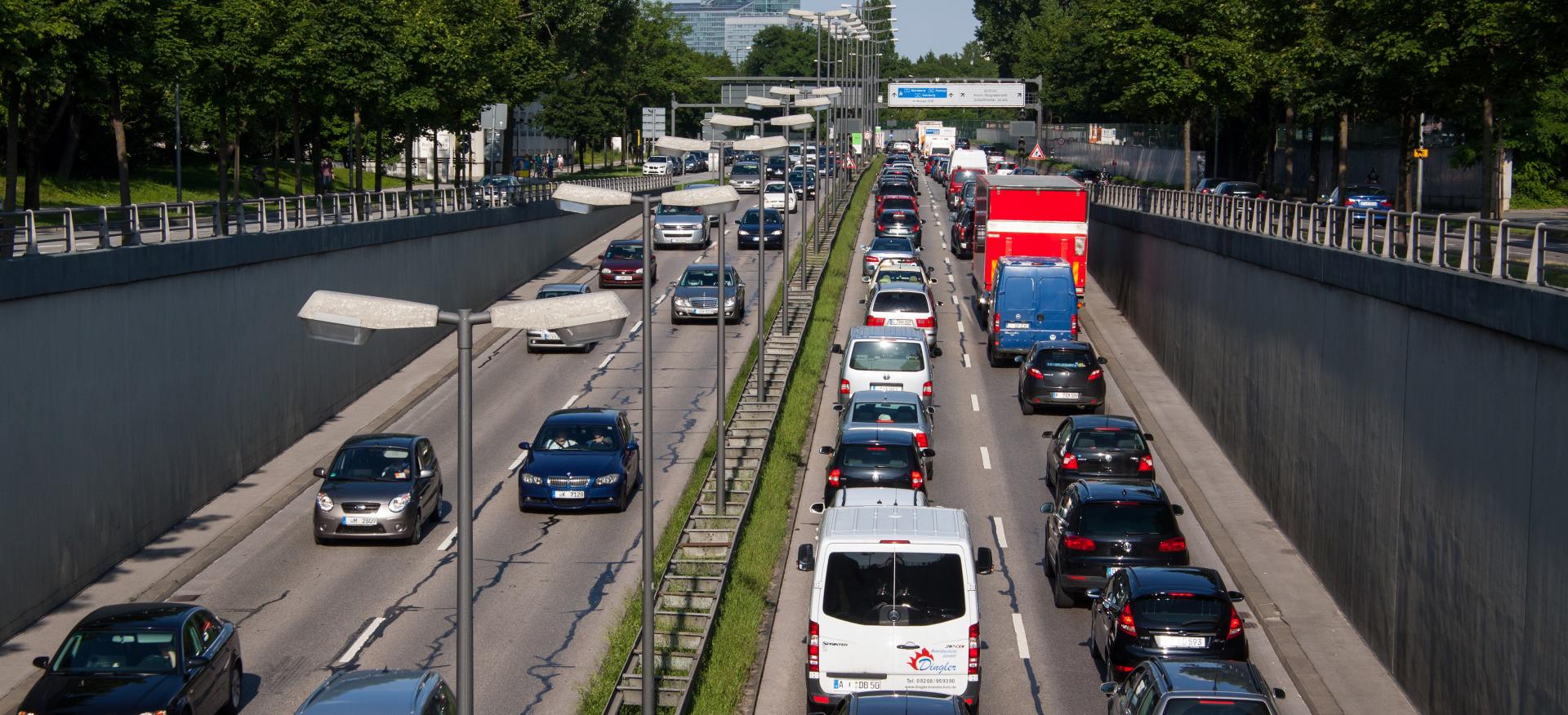 Stau in der Stadt