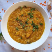 Vegan essen: Linsensuppe - Linsen-Dal