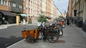 Lastenräder in der Stadt
