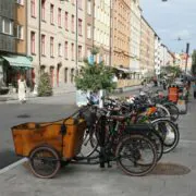 Lastenräder in der Stadt