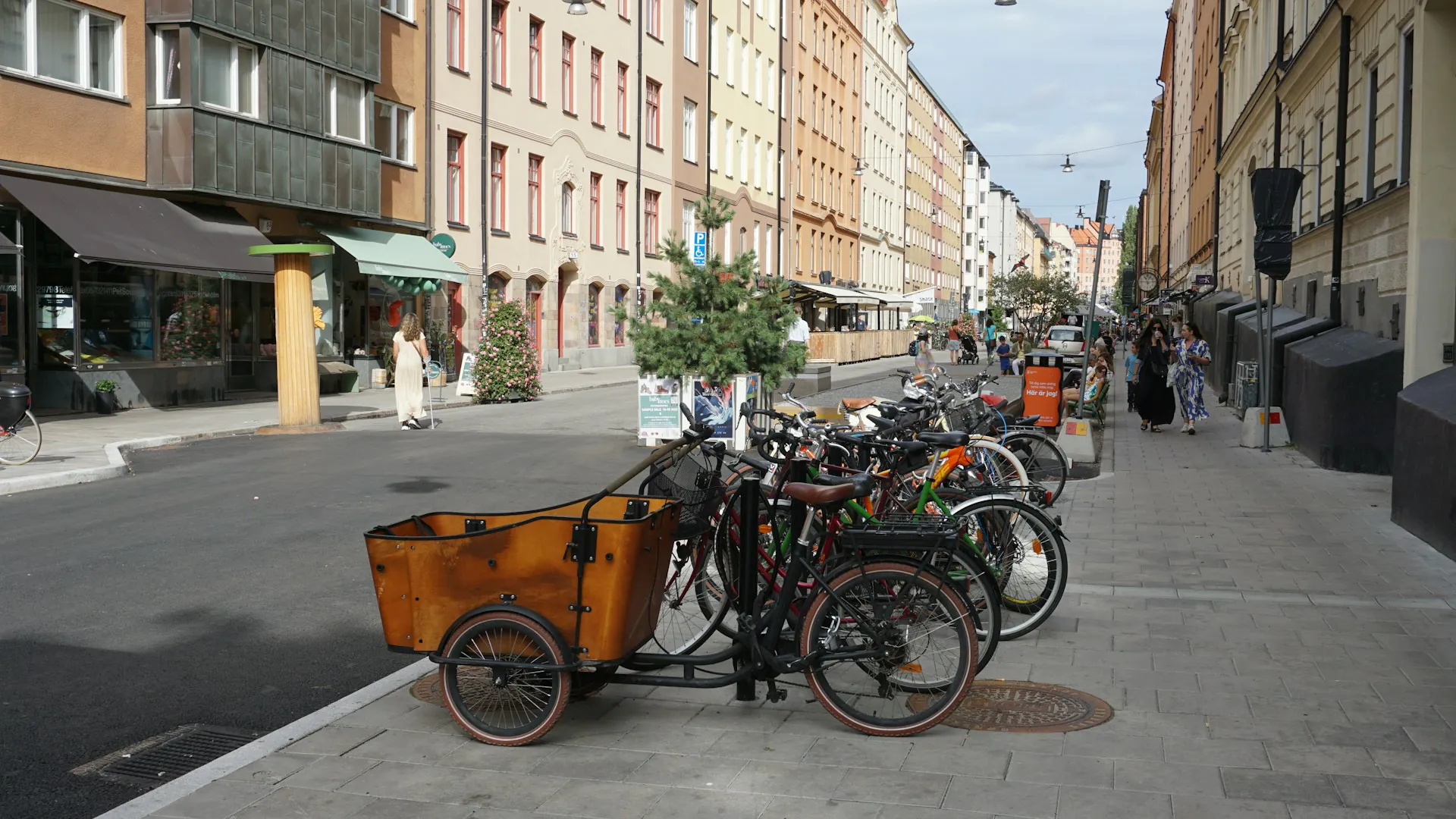 Lastenräder in der Stadt